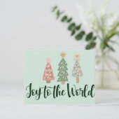 Joy to the World Christmas  Post Card  Briefkaart (Staand voorkant)