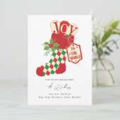 Joy to the World Christmas Rustic 2026 Calendar Feestdagenkaart (Staand voorkant)