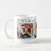 Joy to the World Familiefoto Kerstmis Koffiemok (Links)