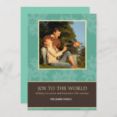 JOY TO THE WORLD FEESTDAGENKAART (Voorkant / Achterkant)