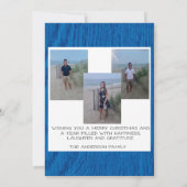 Joy to the World Fotocollage Kerst Kaart (Achterkant)