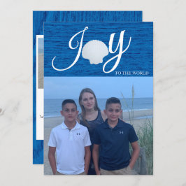Joy to the World Fotocollage Kerst Kaart