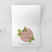 Joy to the World Gepersonaliseerde Kaart voor Kers (Binnen)