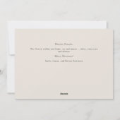 Joy to the World Handwriting Religieuze Kerst Feestdagenkaart (Achterkant)