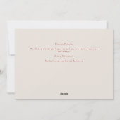 Joy to the World Handwriting Religieuze Kerst Feestdagenkaart (Achterkant)