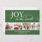 JOY TO THE WORLD | HOLIDAIRE FOTOKAART FEESTDAGENKAART (Voorkant)