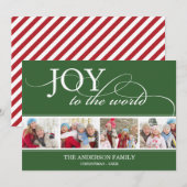 JOY TO THE WORLD | HOLIDAIRE FOTOKAART FEESTDAGENKAART (Voorkant / Achterkant)