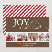 JOY TO THE WORLD | HOLIDAIRE FOTOKAART FEESTDAGENKAART (Voorkant / Achterkant)