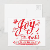 Joy to the World II beroemd gemaakt door Jan Marvi Feestdagenkaart (Voorkant / Achterkant)