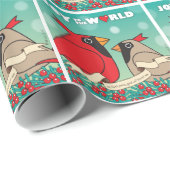 Joy to the World II wrapping paper Cadeaupapier (Rol Hoek)