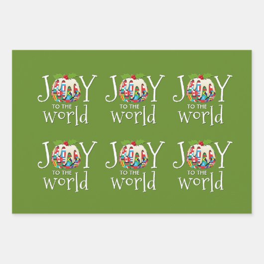 JOY TO THE WORLD INPAKPAPIER VEL (Voorkant 2)