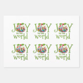 JOY TO THE WORLD INPAKPAPIER VEL (Voorkant)