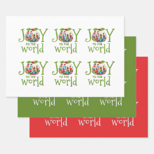 JOY TO THE WORLD INPAKPAPIER VEL