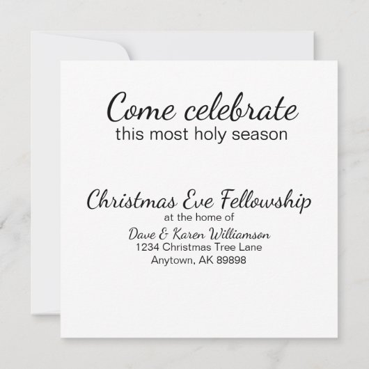 Joy to the World Jerusalem Kaart (Achterkant)