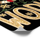 Joy To The World Jesus Christian Snowflake Christm Poster (Hoek)