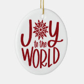 Joy To The World Keramisch Ornament (Rechts)