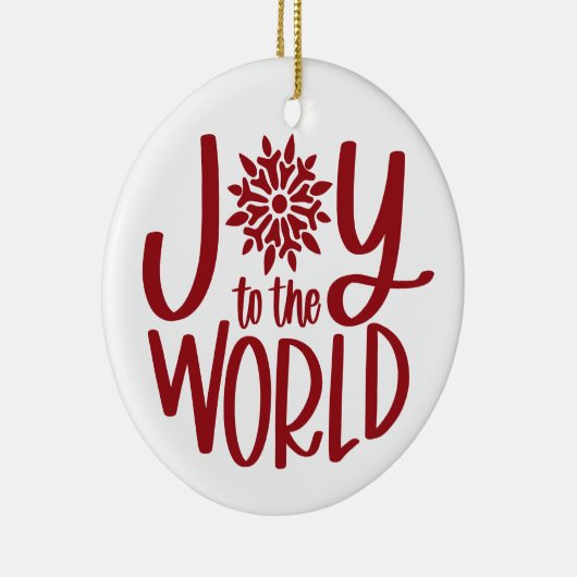 Joy To The World Keramisch Ornament (Rechts)