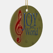 JOY to the World Keramisch Ornament (Rechts)