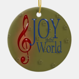 JOY to the World Keramisch Ornament