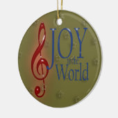 JOY to the World Keramisch Ornament (Links)