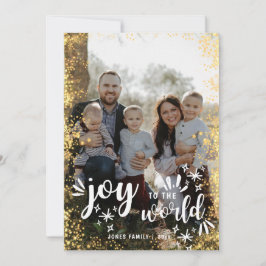 Joy to the World Kerst Kaart Vakantie Kaart