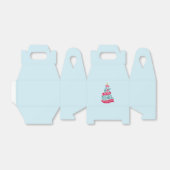 Joy to the World Kerstcitote Typografie Bedankdoosjes (Uitgevouwen)