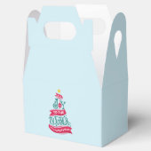 Joy to the World Kerstcitote Typografie Bedankdoosjes (Geopend)