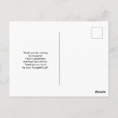 Joy to the World Kerstcitote Typografie Briefkaart (Achterkant)