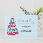 Joy to the World Kerstcitote Typografie Kaart (Staand voorkant)