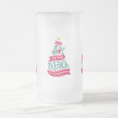 Joy to the World Kerstcitote Typografie Matglas Bierpul (Center)