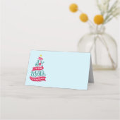 Joy to the World Kerstcitote Typografie Plaatskaartje (Voorkant)