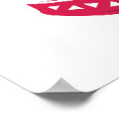 Joy to the World Kerstcitote Typografie Poster (Hoek)