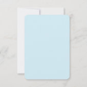 Joy to the World Kerstcitote Typografie RSVP Kaartje (Achterkant)