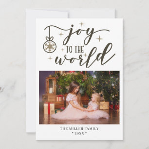 Joy to the World KerstPhoto Personal Name