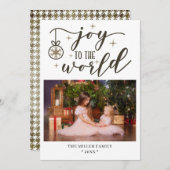 Joy to the World KerstPhoto Personal Name (Voorkant / Achterkant)