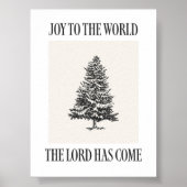 Joy to the World  kerstprint Poster (Voorkant)