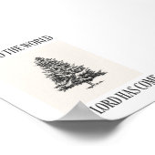 Joy to the World  kerstprint Poster (Hoek)