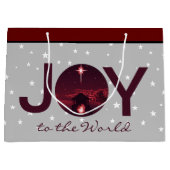 Joy to the World kerststal Grote cadeautas (Voorkant)