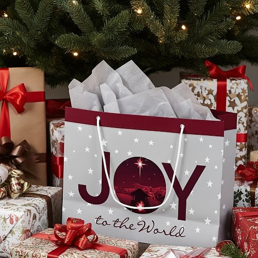 Joy to the World kerststal Grote cadeautas