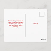 JOY to the World Las Vegas Briefkaart (Achterkant)