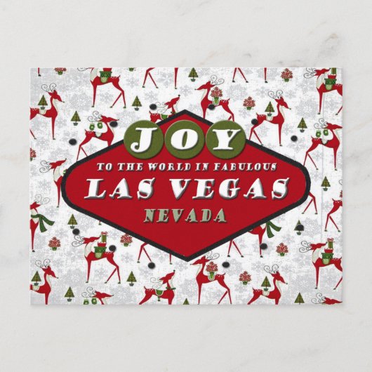 JOY to the World Las Vegas Briefkaart (Voorkant)