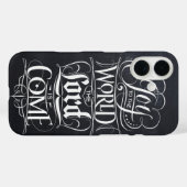 Joy to the World Lord Christian Chalk Christmas Case-Mate iPhone Case (Achterkant (horizontaal))