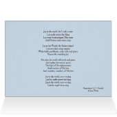 Joy to the World Mountain Forest Kerstmis (Binnen Horizontaal (Boven))