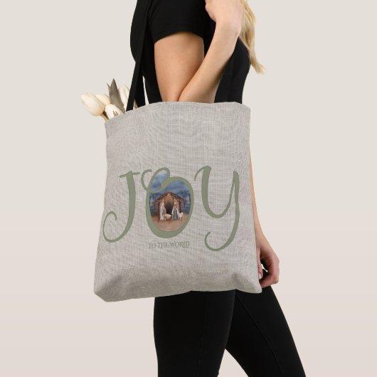 JOY to the World Natitivity Tote Bag (Dichtbij)