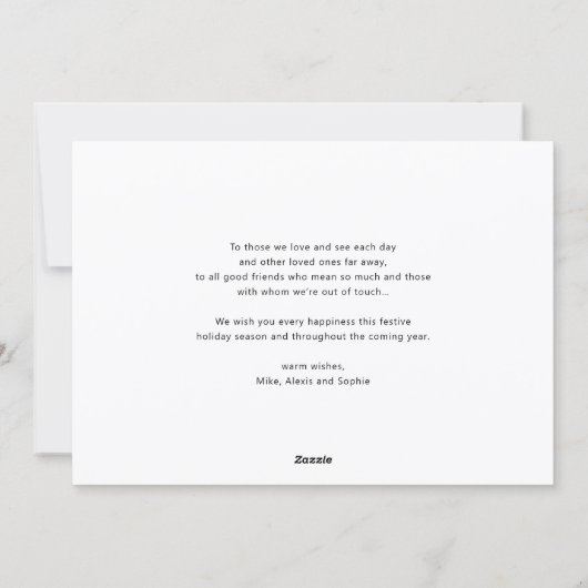 Joy to the World Quote Rustic Burnt Orange Photo Feestdagenkaart (Achterkant)