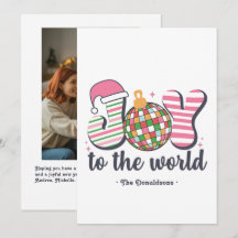 "Joy to the World" Retro Disco Bal Foto