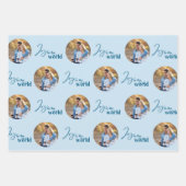 Joy to the World Round Photos Set of 3 Inpakpapier Vel (Voorkant 2)
