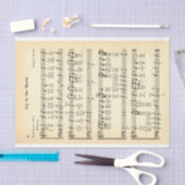 Joy To The World Sheet Music DW3 Decoupage Tissuepapier (Craft)