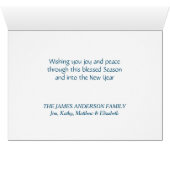 Joy to the World Songtekst van de Kaart (Binenzijde Horizontaal (Onderkant))