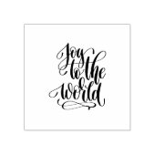 Joy to the World Stamp Rubberstempel (Afrduk)